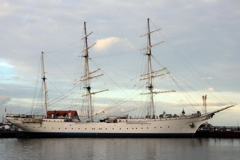 Die Gorch Fock in Stralsund