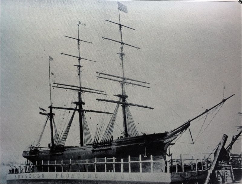 GOLDEN STATE im Dock in Quebec (1884)