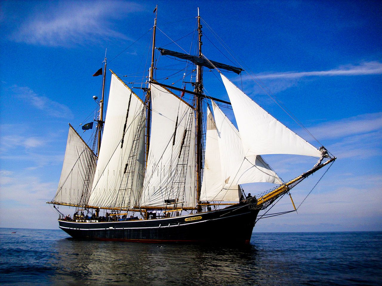 Die ALBATROS in der dänischen Ostsee