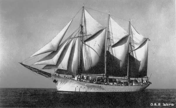 Die ISKRA an unbekanntem Ort